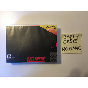 Warlock for SNES Super Nintendo Custom Box that fits Cartridge (Not Authentic)